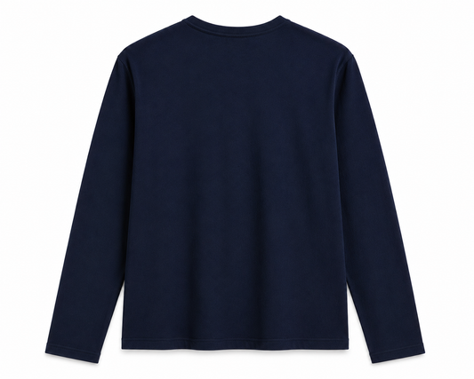 WLVYN Vintage Henley NAVY BLUE