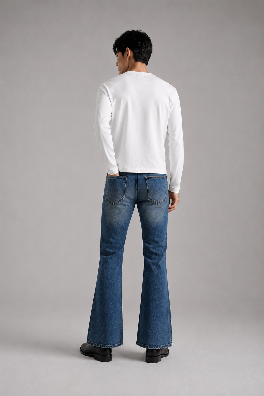 WLVYN Vintage Henley WHITE