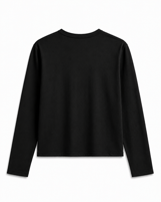 WLVYN Vintage Henley BLACK